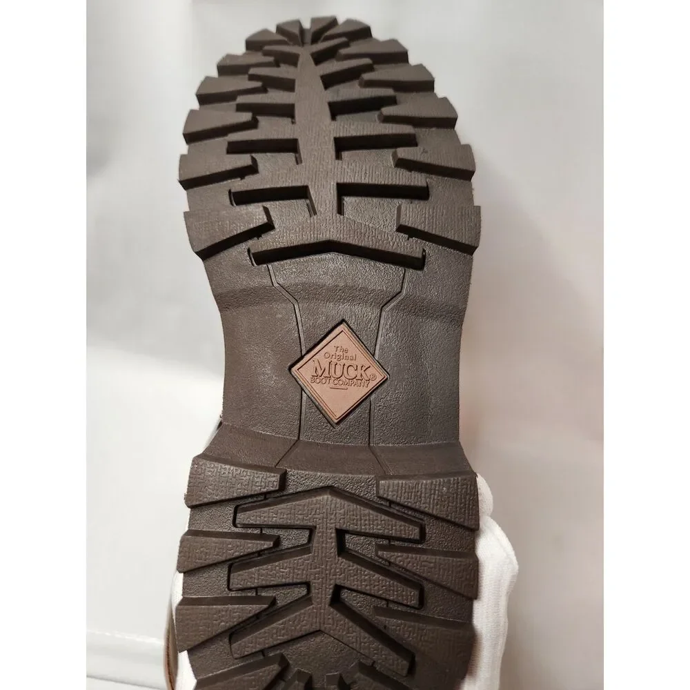 Muck Boot Men's Freeman Outdoor Casual Leather Boots Size 8 Brown